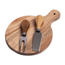 Набор для сыра CAMAMBERT, 27х24х2,5 см, дерево, картон Набор для сыра CAMAMBERT, 27х24х2,5 см, дерево, картон