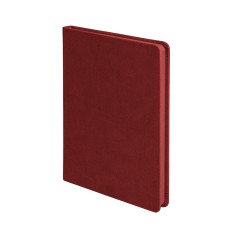 Ежедневник недатированный Softie, А5, бордовый, блок в клетку, бордовый обрез Ежедневник недатированный Softie, А5, бордовый, блок в клетку, бордовый обрез