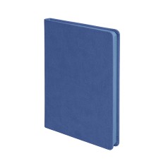 Ежедневник недатированный Softie, А5, синий, блок в клетку, синий обрез Ежедневник недатированный Softie, А5, синий, блок в клетку, синий обрез