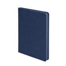 Ежедневник недатированный Softie, А5, темно-синий, блок в клетку, темно-синий обрез Ежедневник недатированный Softie, А5, темно-синий, блок в клетку, темно-синий обрез