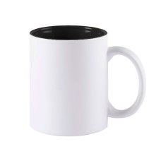Кружка KULMER, белый с черным, 350мл, 9,6х8,2см, тонкая керамика Кружка KULMER, белый с черным, 350мл, 9,6х8,2см, тонкая керамика