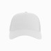 Бейсболка ZION, 5 клиньев, сетка, пласт.застежка, белый, 100 % переработанный полиэстер, 200 г/м2