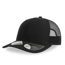 Бейсболка BRYCE, 6 клиньев, сетка, 100 % переработанный полиэстер, застежка, черный Бейсболка BRYCE, 6 клиньев, сетка, 100 % переработанный полиэстер, застежка, черный