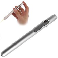 Фонарик, серебристый, D=1 см, H=14 см, металл, лазерная гравировка Фонарик, серебристый, D=1 см, H=14 см, металл, лазерная гравировка