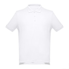 Рубашка-поло мужская ADAM, белый, 5XL, 100% хлопок, плотность 195 г/м2 Рубашка-поло мужская ADAM, белый, 5XL, 100% хлопок, плотность 195 г/м2