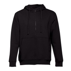 Толстовка мужская с капюшоном на молнии AMSTERDAM, черный, 4XL, 50% хлопок, 50% полиэстер, 320 г/м2 Толстовка мужская с капюшоном на молнии AMSTERDAM, черный, 4XL, 50% хлопок, 50% полиэстер, 320 г/м2