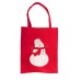 Сумка "СНЕГОВИК" с аппликацией, красный, 40*33*9 см, войлок, шелкография Сумка "СНЕГОВИК" с аппликацией, красный, 40*33*9 см, войлок, шелкография