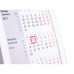 Календарь настольный на 2 года, белый, 18х11 см, пластик, тампопечать, шелкография Календарь настольный на 2 года, белый, 18х11 см, пластик, тампопечать, шелкография