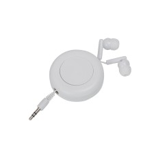 Наушники с убирающимся кабелем, D=5,5см, Н=2см, пластик Наушники с убирающимся кабелем, D=5,5см, Н=2см, пластик