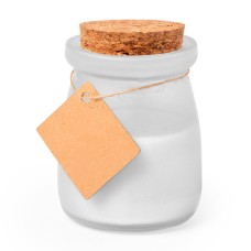 Свеча TEPOR ароматизированная (ваниль), белый,7,6х5,6см, пробковое дерево, воск, стекло Свеча TEPOR ароматизированная (ваниль), белый,7,6х5,6см, пробковое дерево, воск, стекло