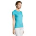 Футболка женская MISS, бирюзовый, XL, 100% хлопок, 150 г/м2 Футболка женская MISS, бирюзовый, XL, 100% хлопок, 150 г/м2