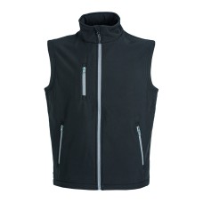 Жилет мужской "TARVISIO MAN", чёрный, XL, 95% полиэстер, 5% эластан, 320 г/м2 Жилет мужской "TARVISIO MAN", чёрный, XL, 95% полиэстер, 5% эластан, 320 г/м2