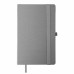 Бизнес-блокнот OXI, A5, серый, твердая обложка, RPET, в линейку Бизнес-блокнот OXI, A5, серый, твердая обложка, RPET, в линейку