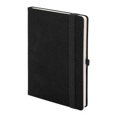 Бизнес-блокнот OXI, A5, черный, твердая обложка, RPET, в линейку Бизнес-блокнот OXI, A5, черный, твердая обложка, RPET, в линейку