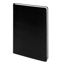 Бизнес-блокнот SMARTI, A5, черный, мягкая обложка, в клетку Бизнес-блокнот SMARTI, A5, черный, мягкая обложка, в клетку