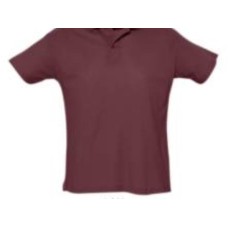 Рубашка поло мужская SUMMER II, бордовый, 2XL, 100% хлопок, 170 г/м2 Рубашка поло мужская SUMMER II, бордовый, 2XL, 100% хлопок, 170 г/м2