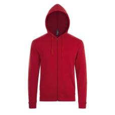 Толстовка мужская на молнии с капюшоном STONE, красный, 2XL, 50% хлопок, 50% полиэстер, 260 г/м2 Толстовка мужская на молнии с капюшоном STONE, красный, 2XL, 50% хлопок, 50% полиэстер, 260 г/м2