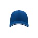 Бейсболка "ESTORIL", 6 клиньев, застежка на липучке, синий, 100% полиэстер, 150 г/м2 Бейсболка "ESTORIL", 6 клиньев, застежка на липучке, синий, 100% полиэстер, 150 г/м2