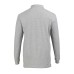 Рубашка поло мужская с длинным рукавом STAR, серый меланж, XL, 85% х/б, 15% вис., 170 г/м2