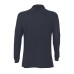 Рубашка поло мужская с длинным рукавом STAR, темно-синий_L, 100% х/б, 170г/м2