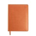 Ежедневник недатированный Joy, А5, оранжевый, белый блок, золотой обрез Ежедневник недатированный Joy, А5, оранжевый, белый блок, золотой обрез