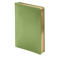 Ежедневник недатированный Joy, А5, зеленое яблоко, белый блок, золотой обрез Ежедневник недатированный Joy, А5, зеленое яблоко, белый блок, золотой обрез