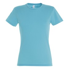 Футболка женская MISS, бирюзовый, 2XL, 100% хлопок, 150 г/м2 Футболка женская MISS, бирюзовый, 2XL, 100% хлопок, 150 г/м2