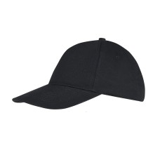 Бейсболка "SUNNY", 5 клиньев, застежка на липучке, черный, 100% хлопок, плотность 180 г/м2 Бейсболка "SUNNY", 5 клиньев, застежка на липучке, черный, 100% хлопок, плотность 180 г/м2