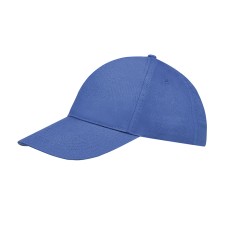 Бейсболка "SUNNY", 5 клиньев, застежка на липучке, ярко-синий, 100% хлопок, плотность 180 г/м2 Бейсболка "SUNNY", 5 клиньев, застежка на липучке, ярко-синий, 100% хлопок, плотность 180 г/м2