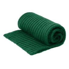 Шарф вязаный НАСВЯЗИ©, т.зеленый, 30% шерсть,70% акрил Шарф вязаный НАСВЯЗИ©, т.зеленый, 30% шерсть,70% акрил