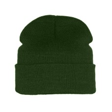 Шапка вязаная двойная "Essential", с отворотом, зеленый,100% акрил Шапка вязаная двойная "Essential", с отворотом, зеленый,100% акрил