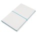 Бизнес-блокнот "Combi", 130*210 мм, бело-синий, кремовый форзац, гибкая обложка, в клетку/нелин Бизнес-блокнот "Combi", 130*210 мм, бело-синий, кремовый форзац, гибкая обложка, в клетку/нелин