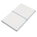 Бизнес-блокнот "Combi", 130*210 мм, бело-тем-синий, кремовый форзац, гибкая обложка, в клетку/нелин Бизнес-блокнот "Combi", 130*210 мм, бело-тем-синий, кремовый форзац, гибкая обложка, в клетку/нелин