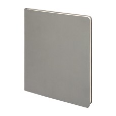 Бизнес-блокнот "Cubi", 150*180 мм, серый, кремовый форзац, мягкая обложка, в линейку Бизнес-блокнот "Cubi", 150*180 мм, серый, кремовый форзац, мягкая обложка, в линейку