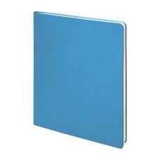 Бизнес-блокнот "Cubi", 150*180 мм, лазурный, кремовый форзац, мягкая обложка, в линейку Бизнес-блокнот "Cubi", 150*180 мм, лазурный, кремовый форзац, мягкая обложка, в линейку