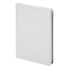 Ежедневник недатированный Anderson, А5, белый, белый блок Ежедневник недатированный Anderson, А5, белый, белый блок