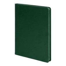 Ежедневник недатированный Pulpy, А5, зеленый, кремовый блок в линейку, зеленый срез Ежедневник недатированный Pulpy, А5, зеленый, кремовый блок в линейку, зеленый срез