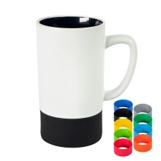 Кружка FUN2, белый с черным, 470 мл, керамика Кружка FUN2, белый с черным, 470 мл, керамика