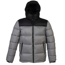 Куртка мужская "SIBERIA", серый, чёрный, 3XL, 100% нейлон 40г/м2, наполнитель: 100% полиэстер, 530 г Куртка мужская "SIBERIA", серый, чёрный, 3XL, 100% нейлон 40г/м2, наполнитель: 100% полиэстер, 530 г