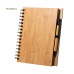 Набор из блокнота  и шариковой ручки POLNAR, бамбук