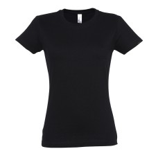 Футболка женская IMPERIAL WOMEN, глубокий черный, XXL, 100% хлопок, 190 г/м2 Футболка женская IMPERIAL WOMEN, глубокий черный, XXL, 100% хлопок, 190 г/м2