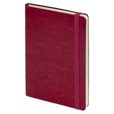 Ежедневник недатированный Boomer, А5, бордовый, кремовый блок в линейку, без обреза Ежедневник недатированный Boomer, А5, бордовый, кремовый блок в линейку, без обреза