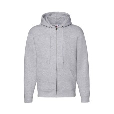 Толстовка мужская "PREMIUM HOODED SWEAT JACKET", серый меланж_M, 70% х/б, 30% п/э, 260 г/м2