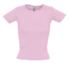 Футболка "Lady O", розовая_2XL, 100% х/б, 220 г/м2