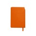 Ежедневник недатированный SALLY, A6, оранжевый, кремовый блок в линейку Ежедневник недатированный SALLY, A6, оранжевый, кремовый блок в линейку
