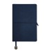 Ежедневник недатированный Fusion, А5, темно-синий, кремовый блок в линейку