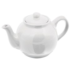 Чайник "Лондон", 17х10,5х10,2см, 400мл, фаянс, белый Чайник "Лондон", 17х10,5х10,2см, 400мл, фаянс, белый