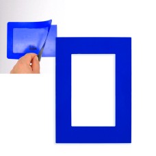 Фоторамка магнитная, синяя, 11,5х16,5х0,1см для фото 9х13см, пластик Фоторамка магнитная, синяя, 11,5х16,5х0,1см для фото 9х13см, пластик