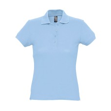 Поло женское PASSION, голубой, XL, 100% хлопок, 170 г/м2 Поло женское PASSION, голубой, XL, 100% хлопок, 170 г/м2