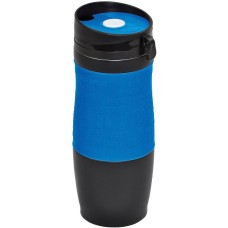 Термокружка вакуумная "УДАЧА", 400 мл, синий, металл/силикон Термокружка вакуумная "УДАЧА", 400 мл, синий, металл/силикон
